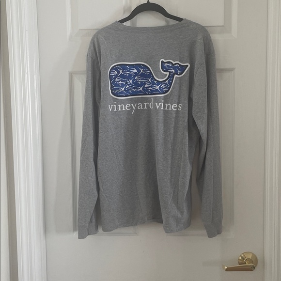 Vineyard Vines Gray Long Sleeve Tee - Picture 5 of 7